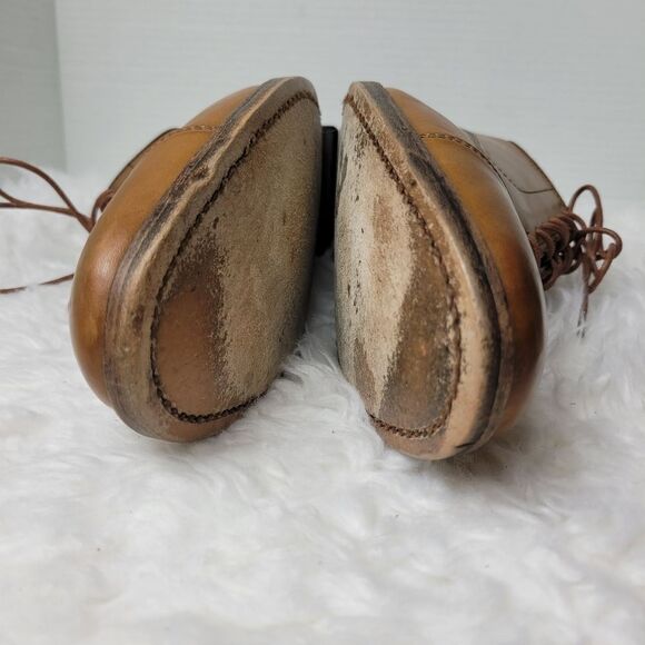 Allen Edmonds "Park Avenue" Men's Shoes Size 11.5 D Cap Toe Oxfords Walnut - Picture 11 of 11